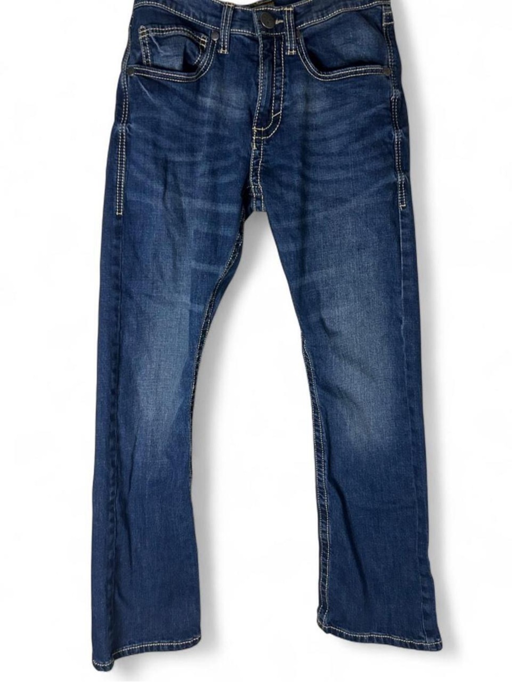 Mens Wrangler 20X Bootcut Dark Blue Jeans